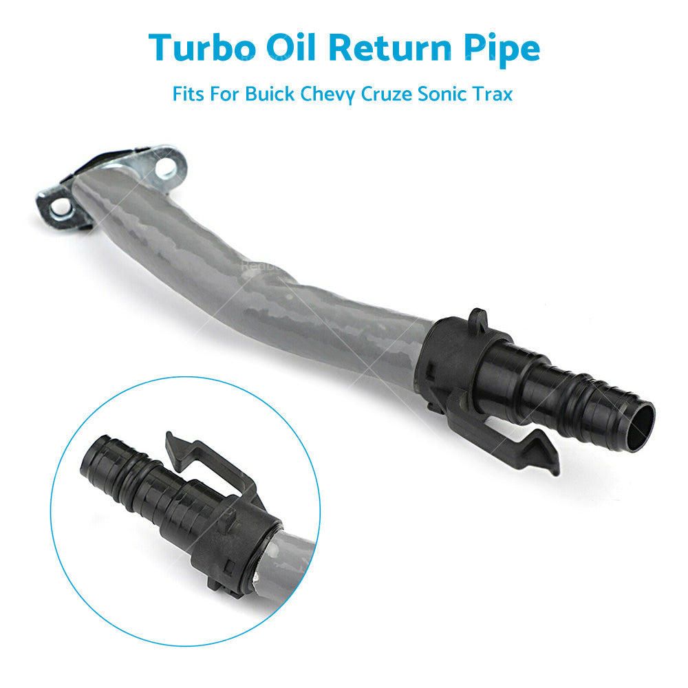 Turbo Oil Return Drain Pipe Tube Fits For Buick Chevy Cruze Sonic Trax 55587854-2