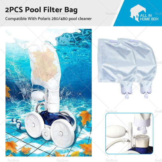 Suitable for Polaris 280 480 Pool Cleaner Suction Machine Kit 2PCS Zipper Bag-0