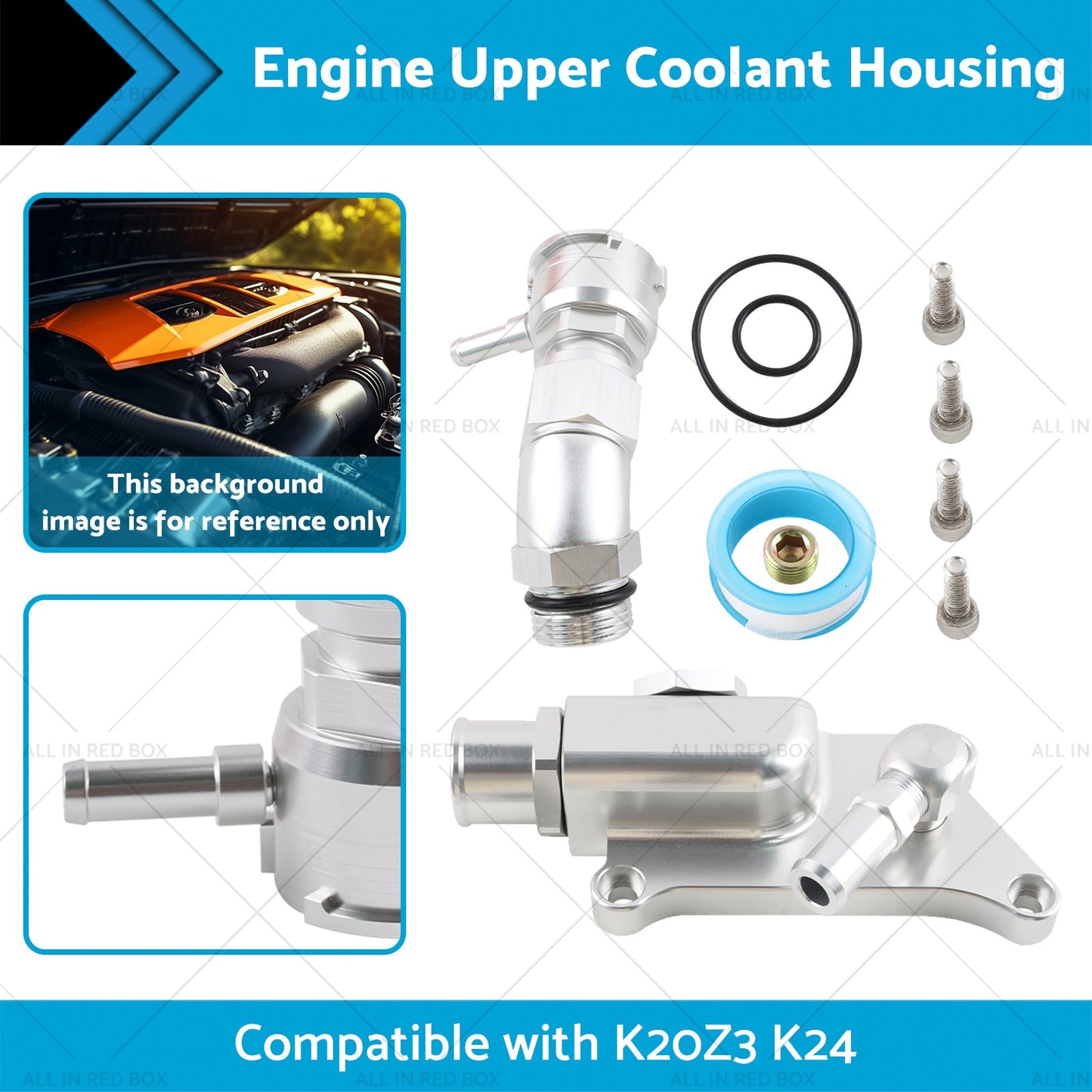 Straight Elbow Filler Neck Hose  Upper Coolant Housing Kit Suitablefor K20Z3 K24-1