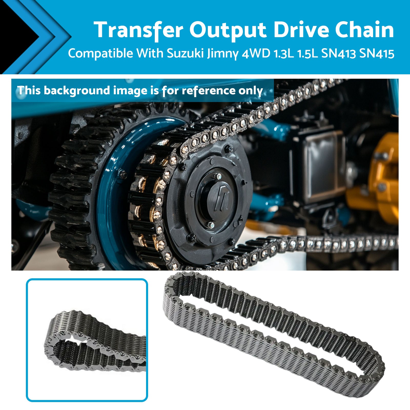 Transfer Output Drive Chain Suitable For Suzuki Jimny 4WD 1.3L 1.5L SN413 SN415-0