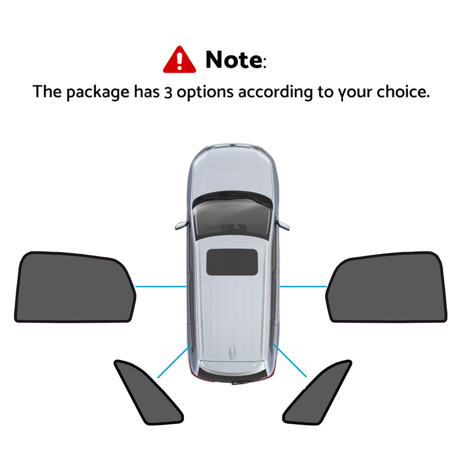Magnetic Mesh Sun Blind Shades Suitable for Audi Q3 RS Q3 2019-2025-2