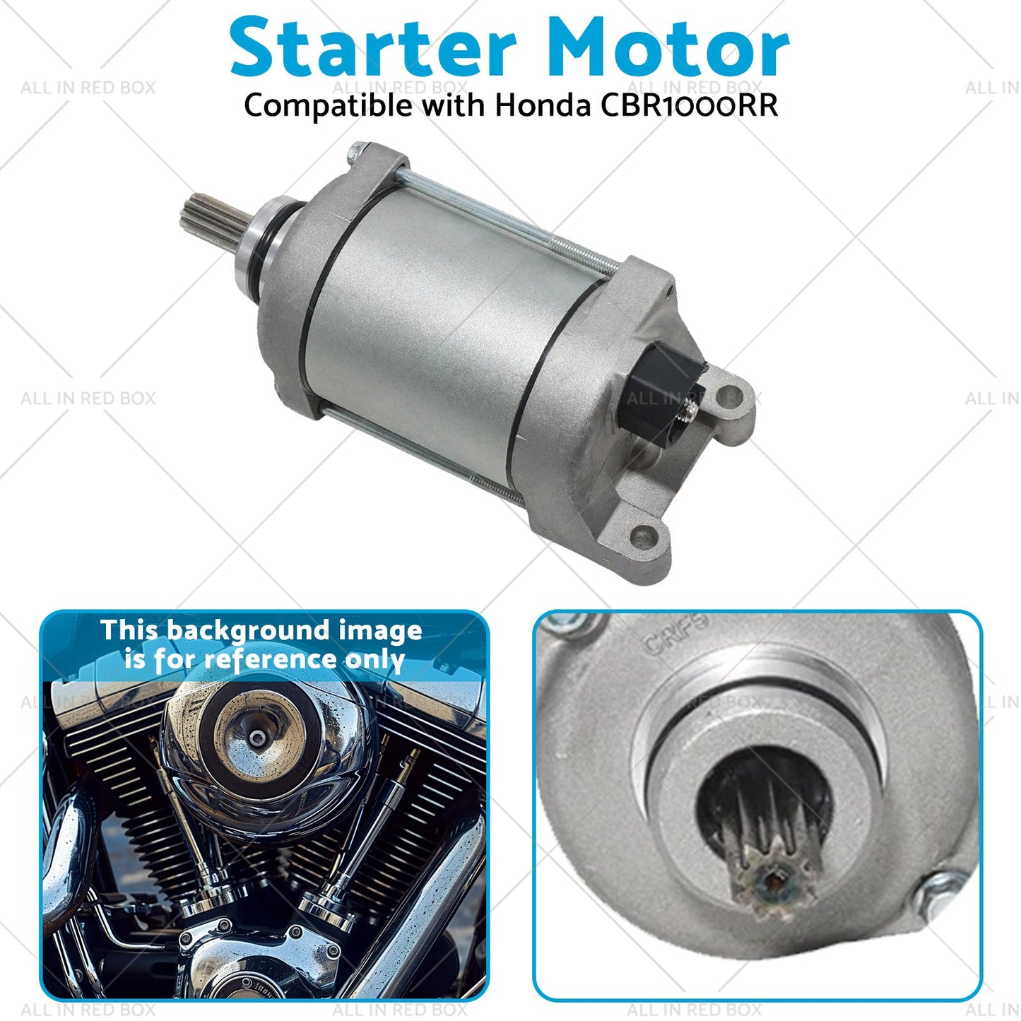 Starter Motor Suitable for Honda CBR1000RR Fireblade 08-21 31200-MFL-003-3