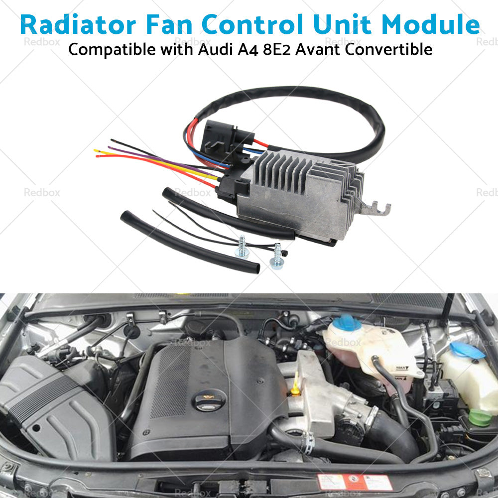 Radiator Fan Control Unit Module Suitable for Audi A4 8E2 Avant Convertible-3