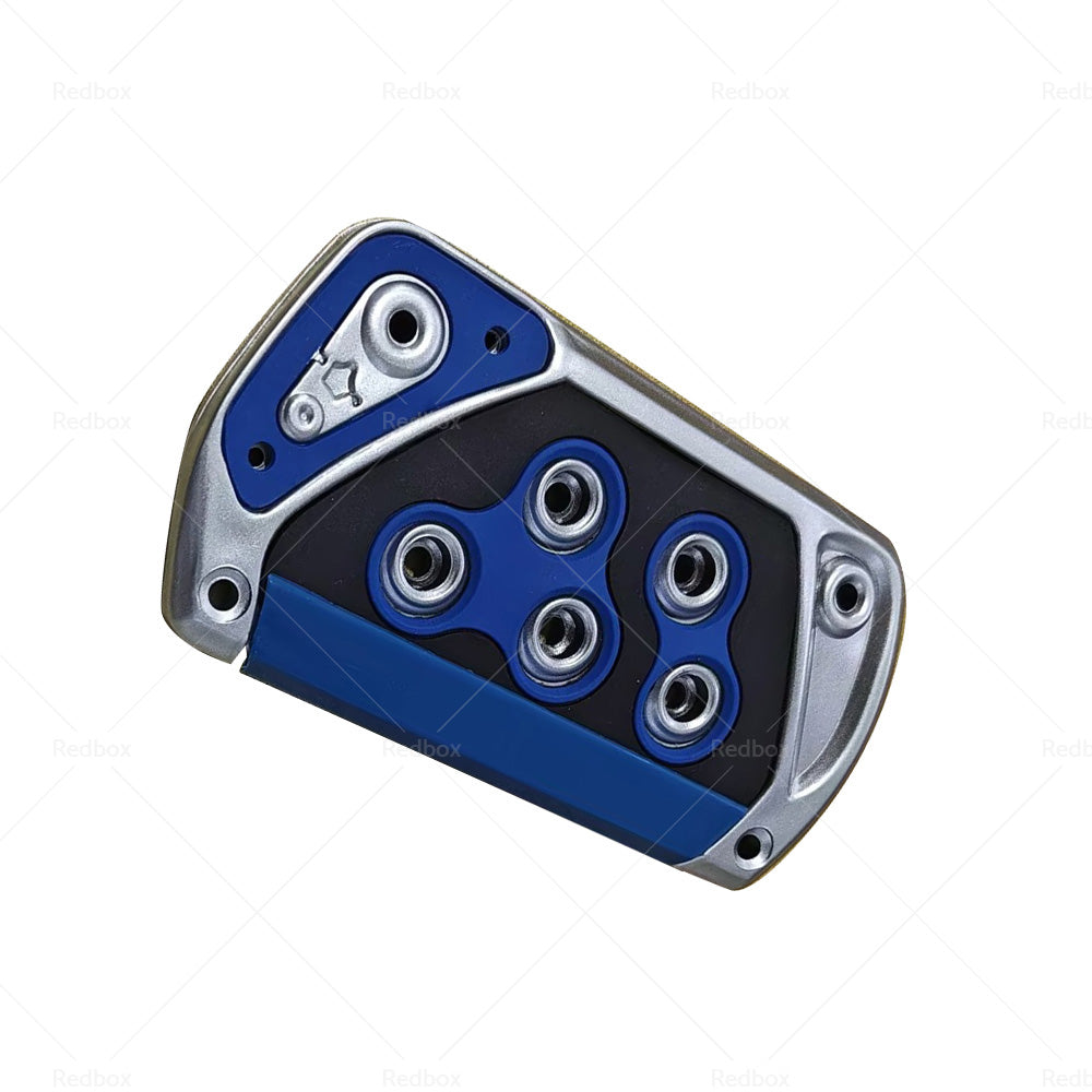 2x Non-Slip Automatic Gas Brake Foot Pedal Pad Cover Car Accessories Parts Blue-4