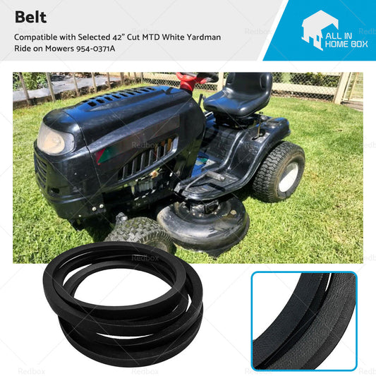 Belt Suitable For Selected 42inch Cut MTD White Yardman Ride on Mowers 954-0371A-0