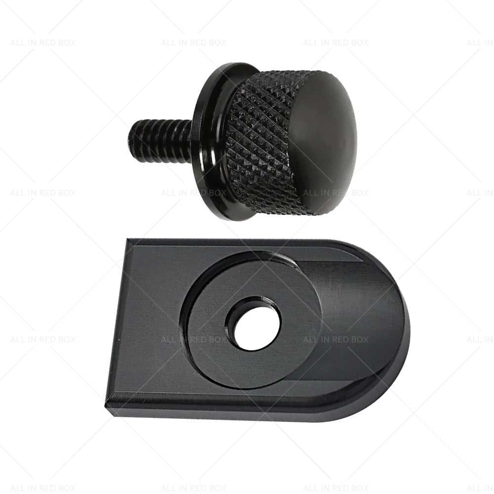 Seat Bolt Tab Screw Mount Knob Cover Suitable For Harley Sportster Dyna Softail-4