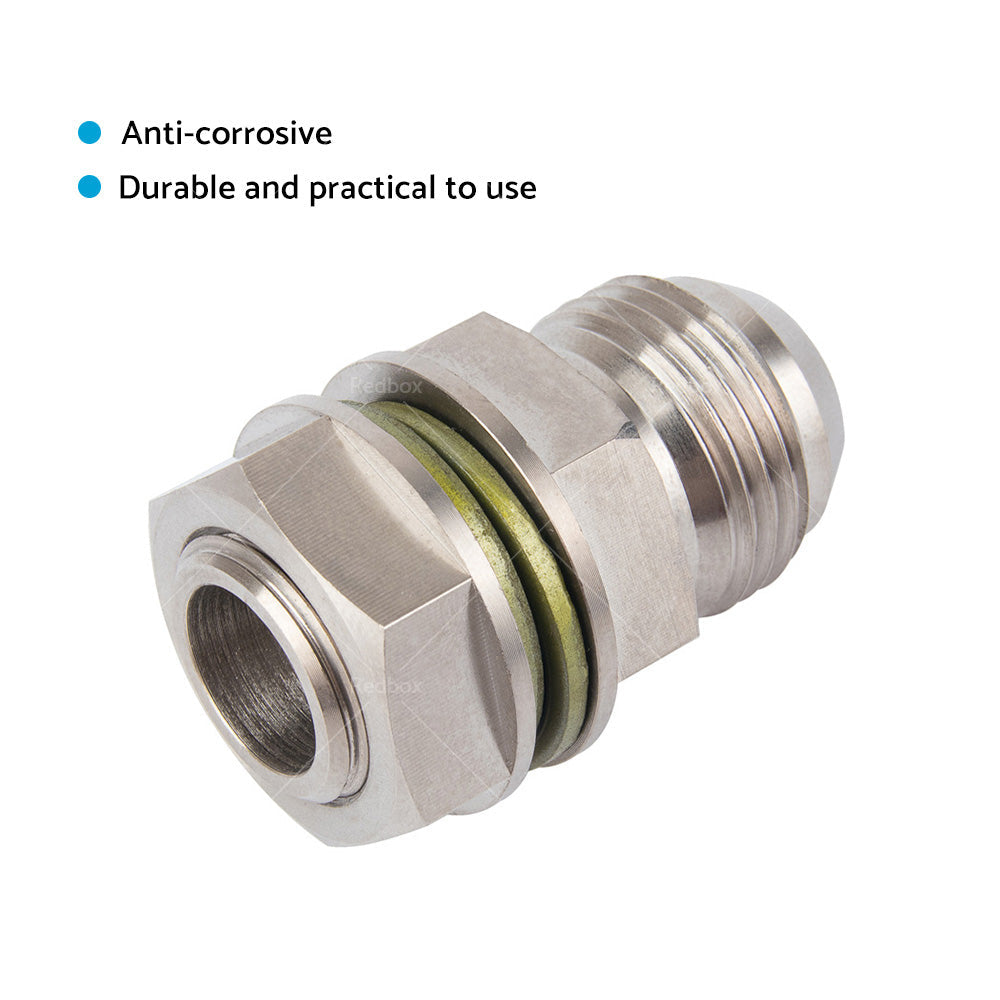 Turbo Oil Pan Sump Return Drain Adapter 315-04301-010 Fitting 10AN to M18x1. 5-3