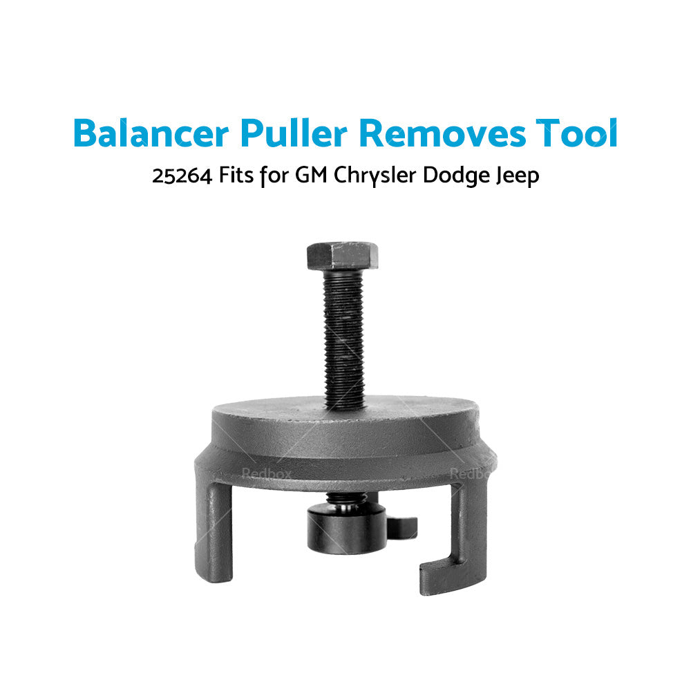 25264 Harmonic Balancer Puller Crank Pulley Puller Quickly Removes Tool For GM-3
