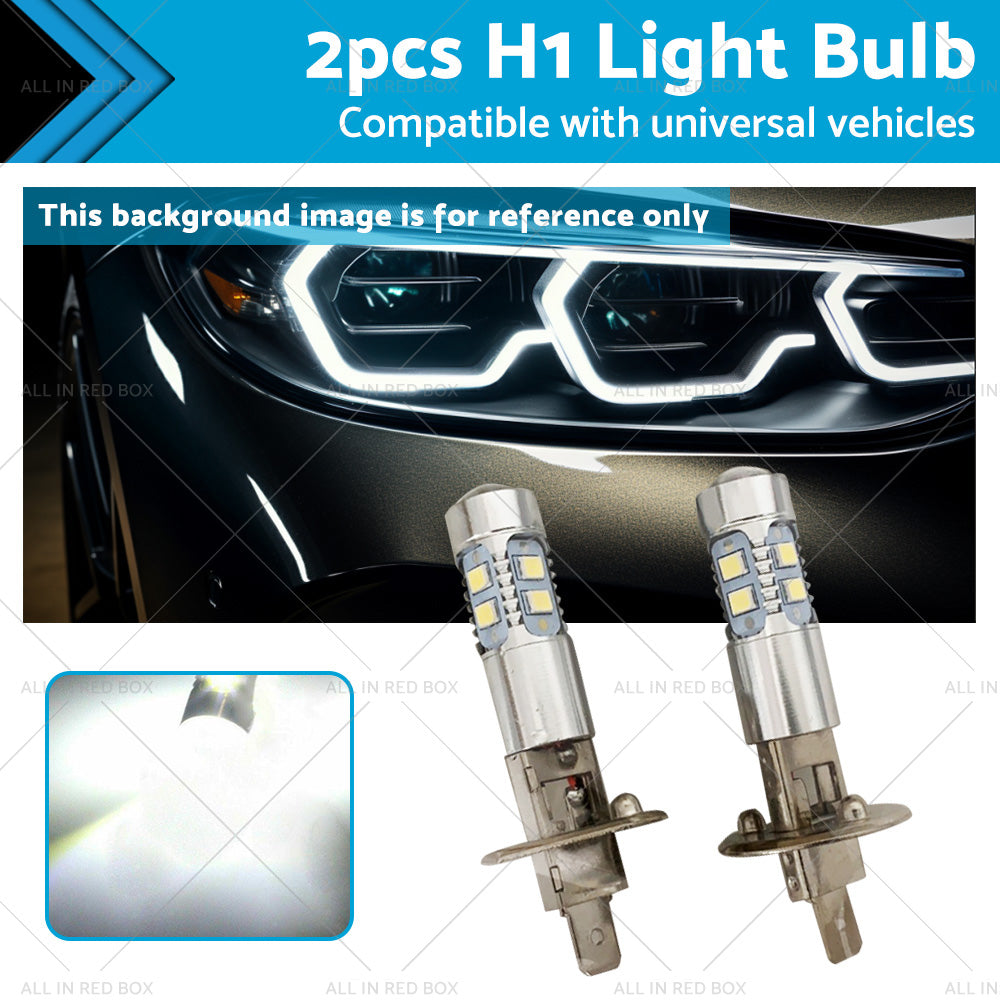 2PCS H1 LED Headlight Bulb CREE XBD Fog Driving Light Car UTE 4WD Lamp Globe-0