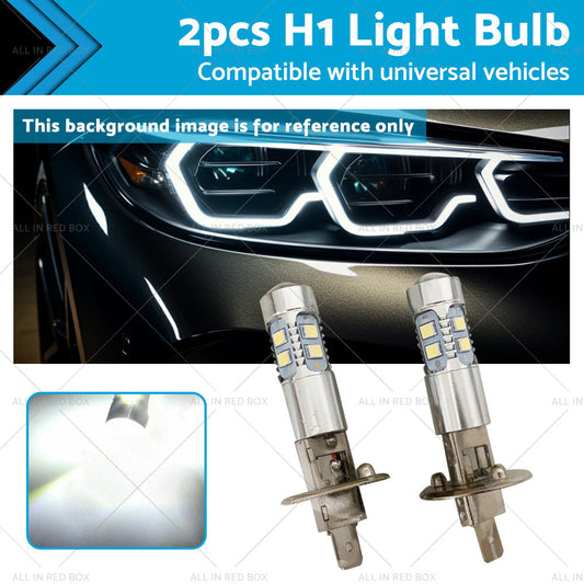 2PCS H1 LED Headlight Bulb CREE XBD Fog Driving Light Car UTE 4WD Lamp Globe-0