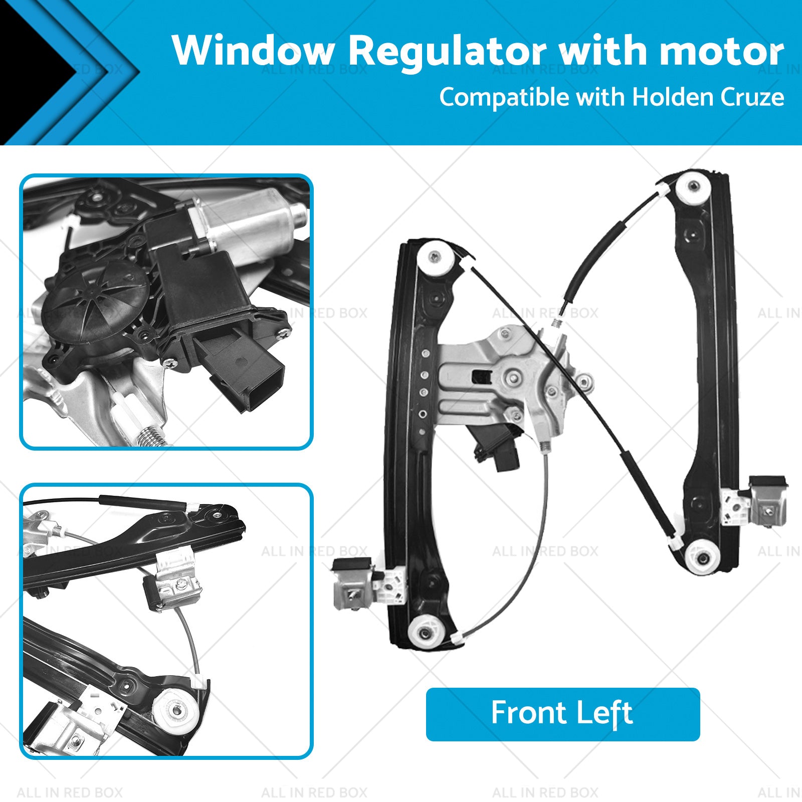 Front Left Window Regulator With Motor 7Pin Suitablefor Holden Cruze JG JH 09-16-0