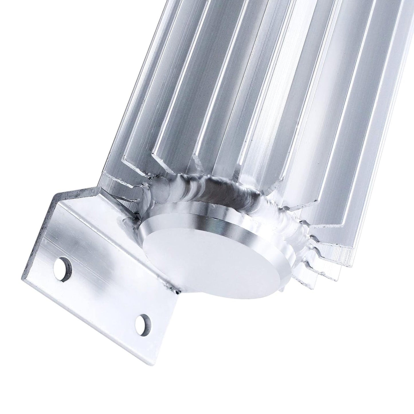 Universal 18inch Dual Pass Transmission Cooler with 1/4inch NPT Fitting Aluminum-4