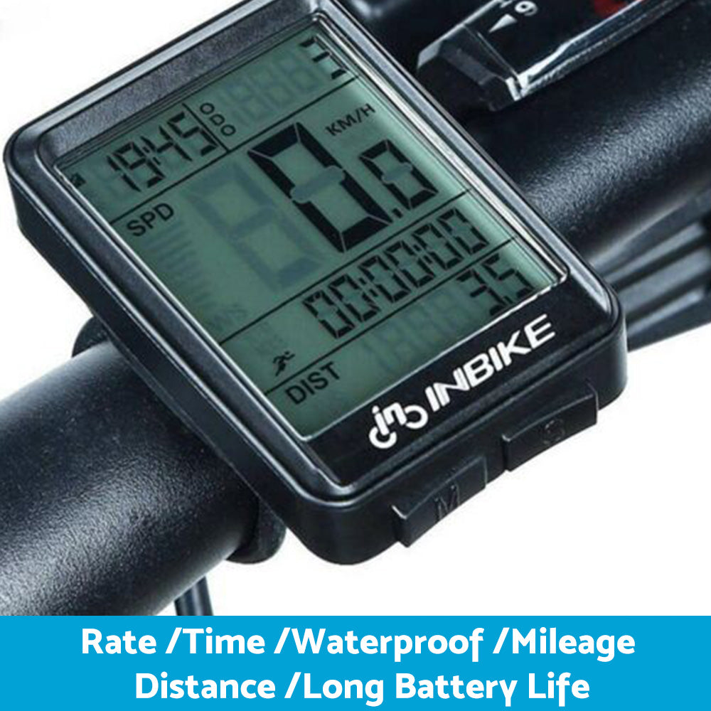 Wireless Cycling Bike LCD Speedometer Computer Odometer Suitable For Bicycle Waterproof-1
