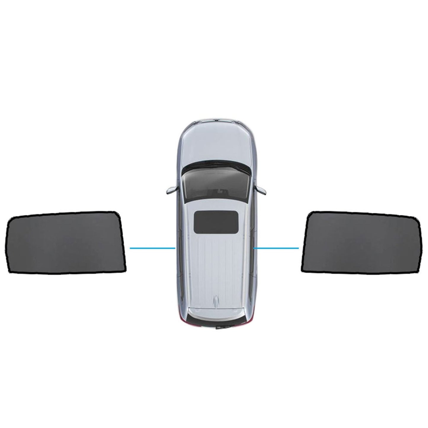 Magnetic Sun Shades Suitable for Mercedes Benz GLB X247 20+  Windows Sun Blind-6