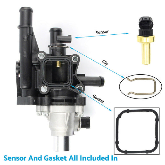 Thermostat  and  Housing with Hose Pipe Suitable For Holden JG JH Cruze 1. 8L Trax TM-1
