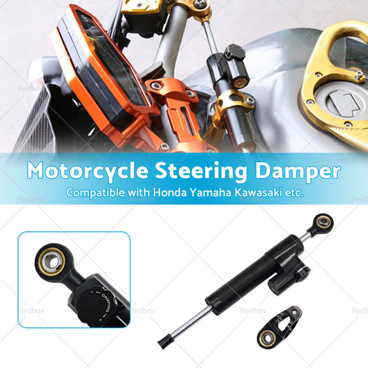 Suitable for Honda Yamaha Kawasaki Motorcycle CNC Steering Damper Stabilizer-0