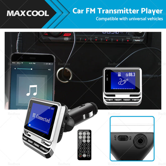 Handsfree Wireless Bluetooth-compatible Car FM Transmitter MP3 Player USB Charge-0