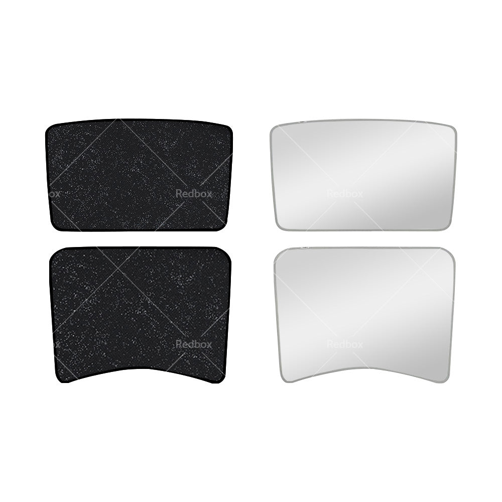 For Tesla Model 3 Glass Roof Sunshade Front Rear Sunroof Window UV Cover 19-2021-1
