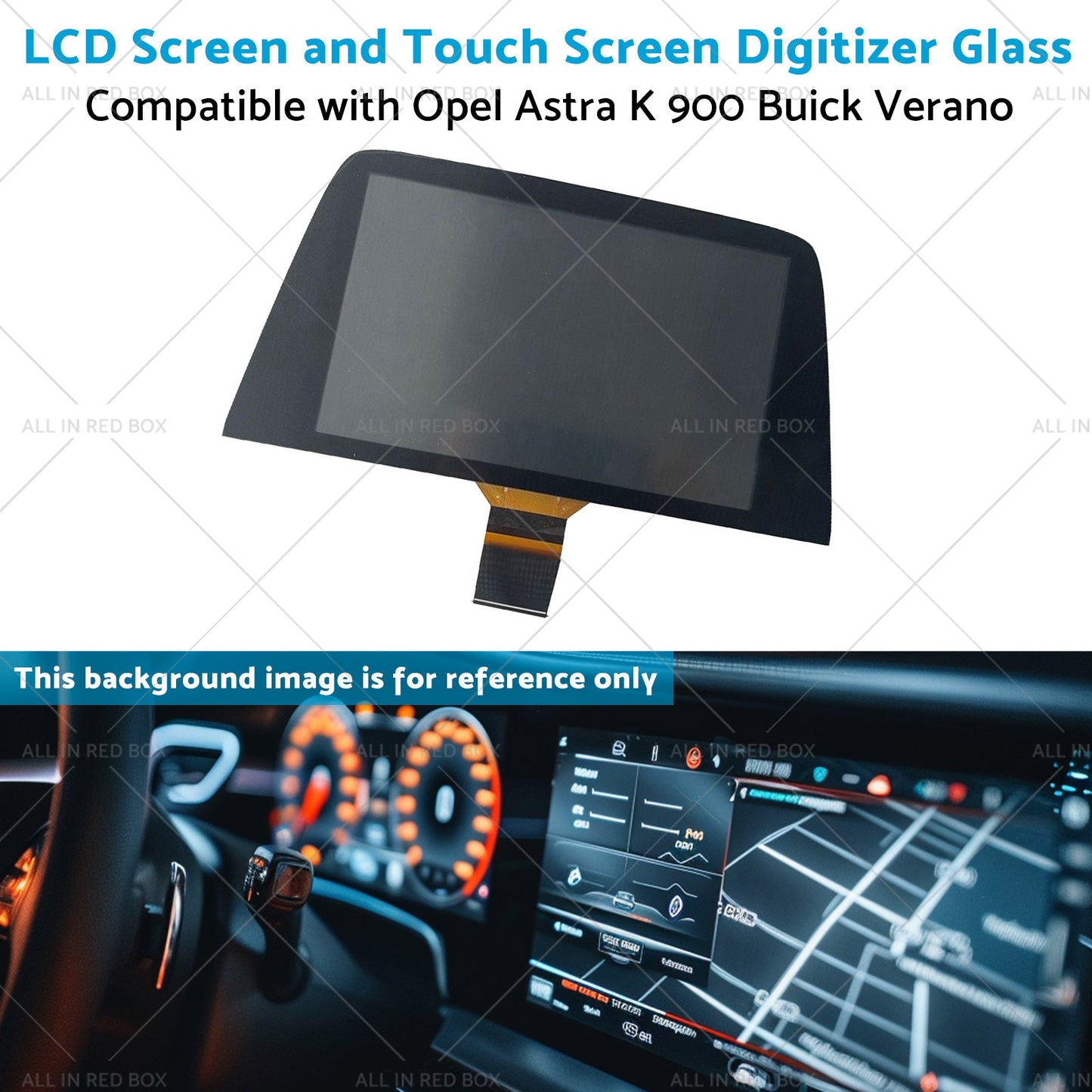 LCD Screen and Touch Screen Digitizer Glass Suitable for Opel Astra K 900 15-19-3