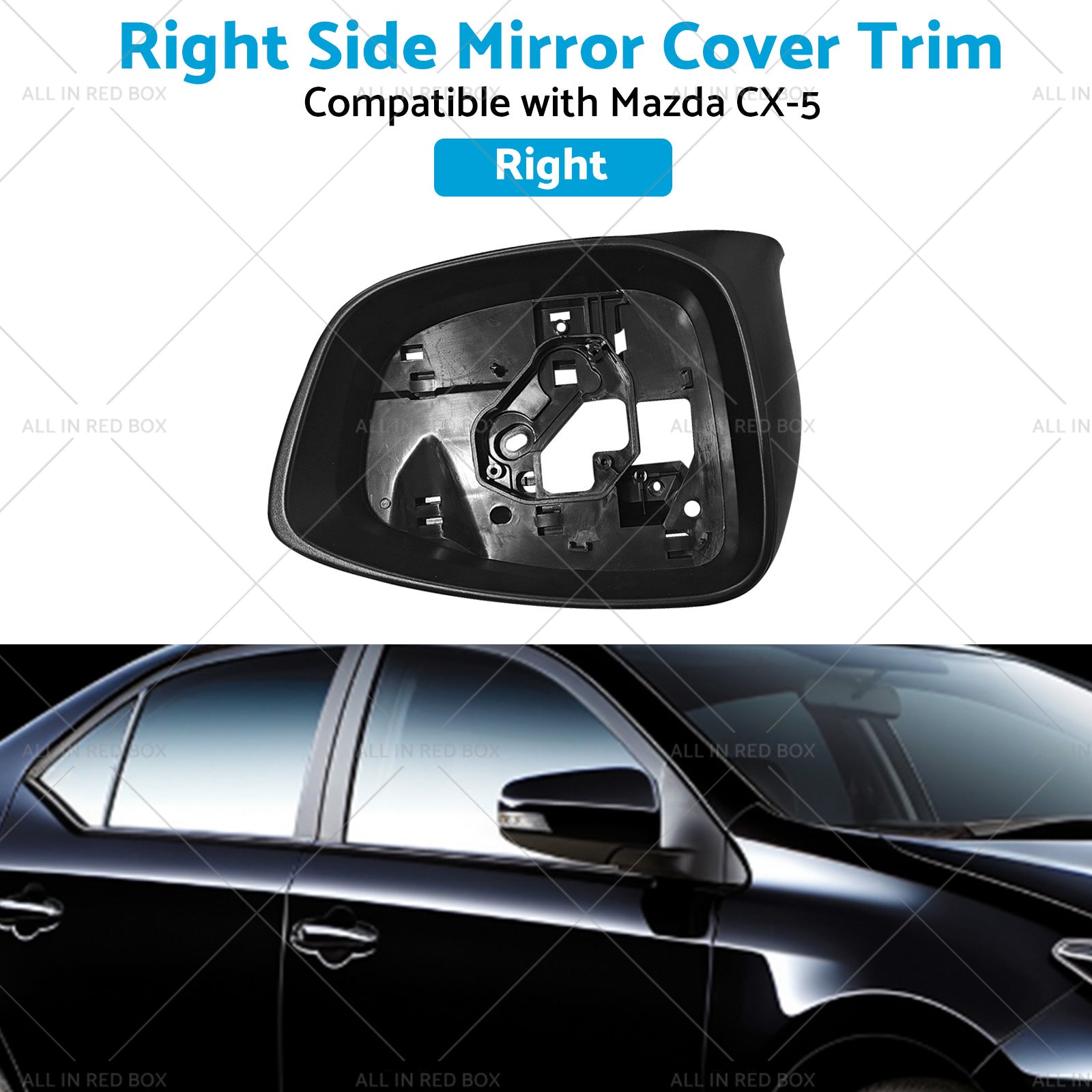 Right Side Mirror Cover Trim Frame Suitable for Mazda CX5 CX-5 KE 02 12-11 14 RH-4