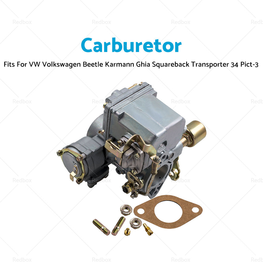 Carburetor Carby 12V Electric Choke Fits For VW Volkswagen 34 Pict-3 113129031K-3