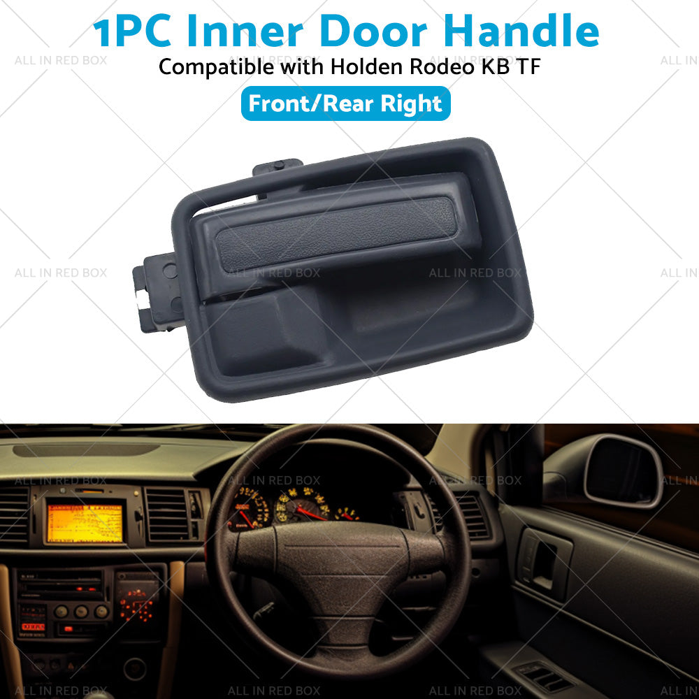 Black Right Hand Inner Door Handle w  Case Suitable For Holden Rodeo KB TF 81-03-3