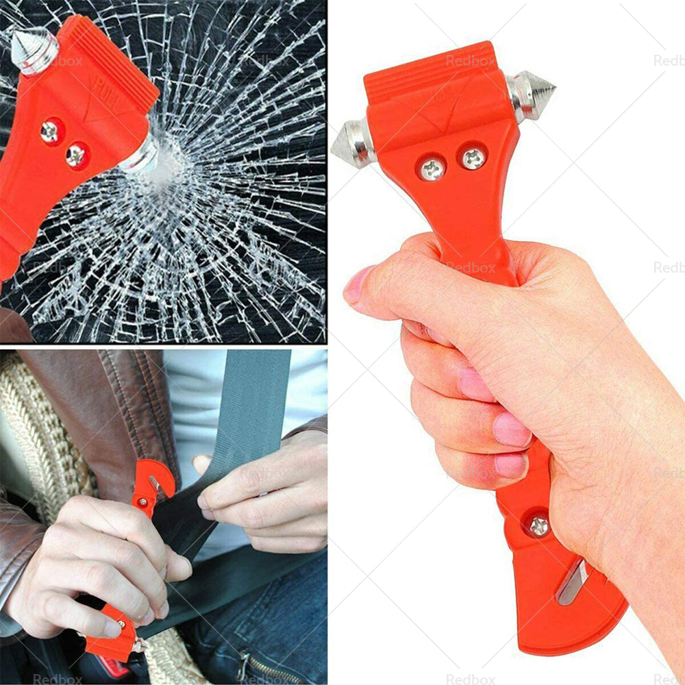 Car Emergency Hammer Window Glass Breaker Seat Belt Cutter Safety Escape Tool-4