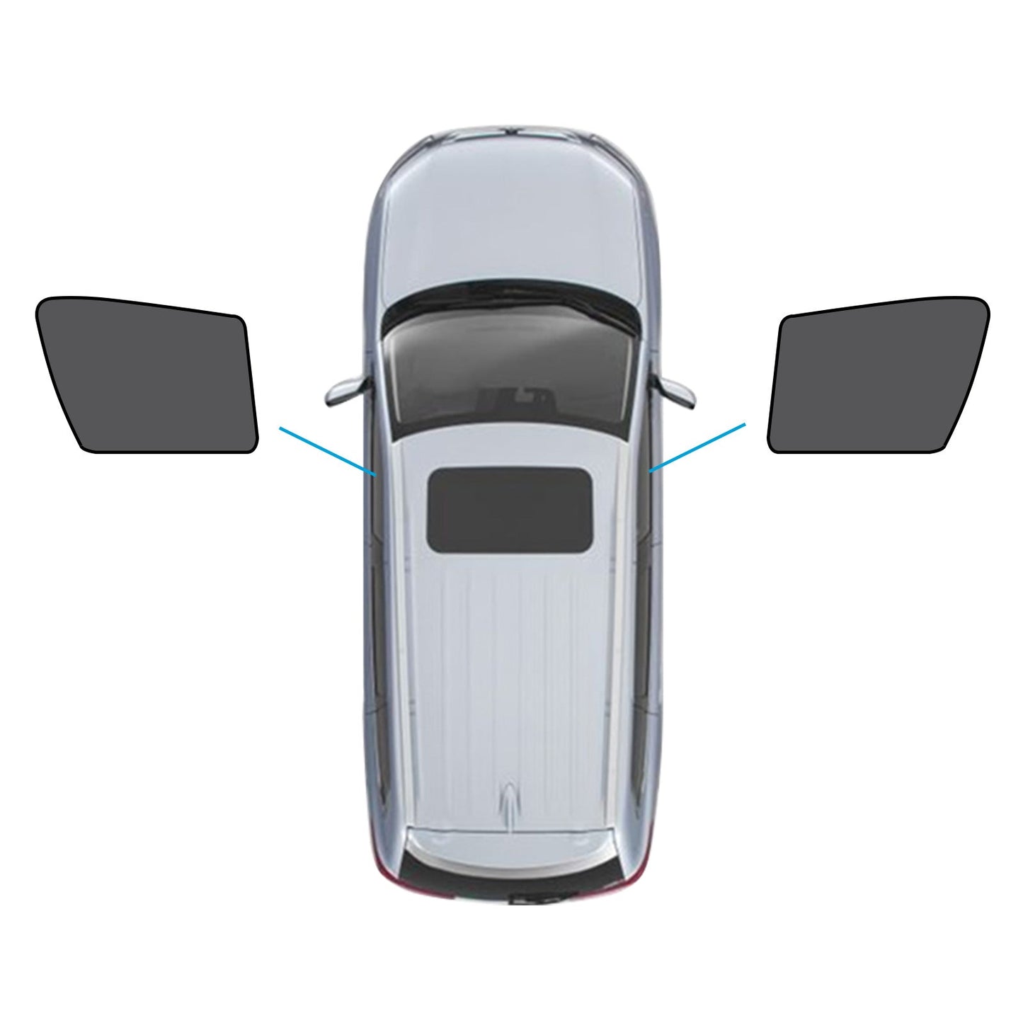 Car Window Magnetic Mesh Sun Blind Shades Suitable for Lexus NX Series 14-21-3