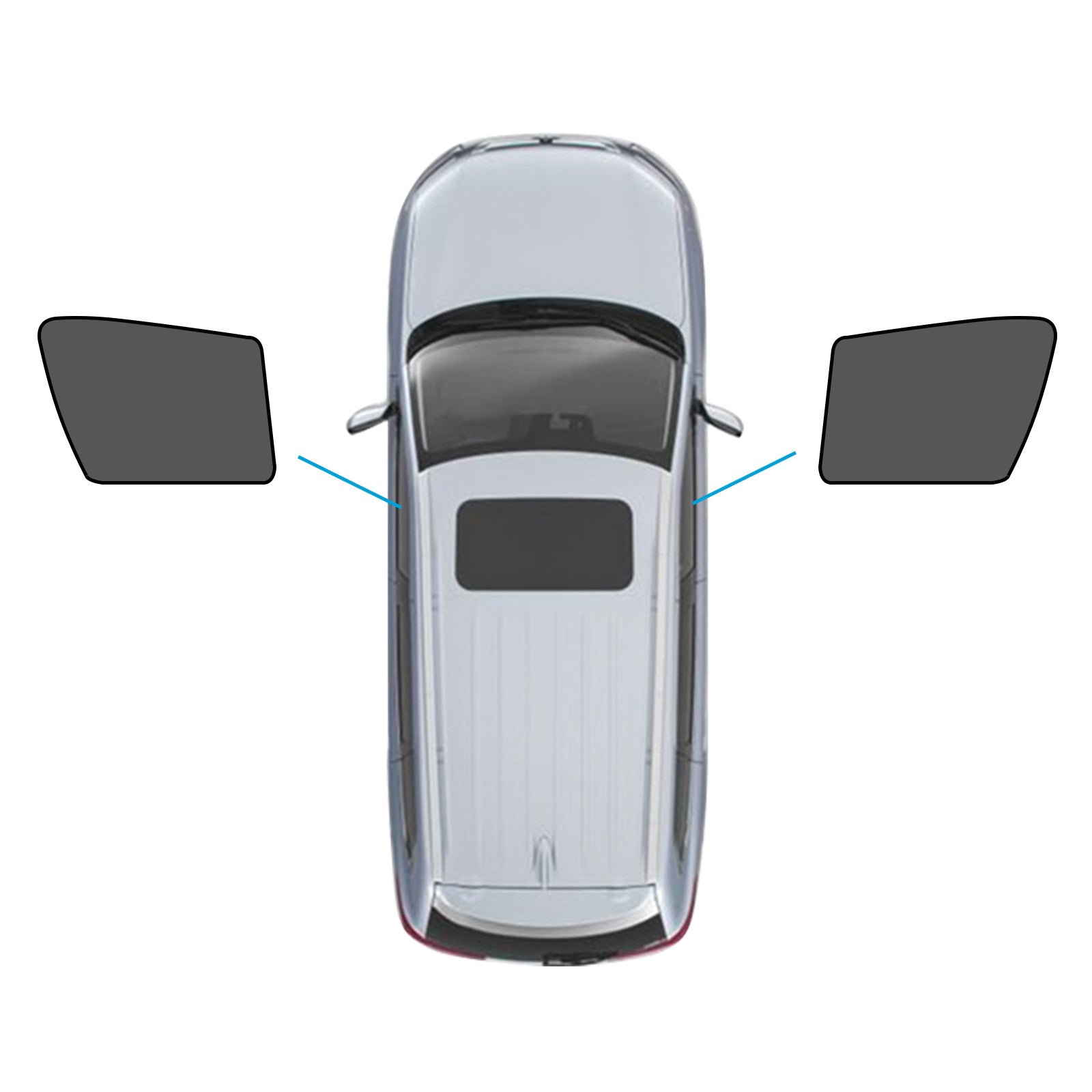 Car Window Magnetic Mesh Sun Blind Shades Suitable for Lexus NX Series 14-21-3