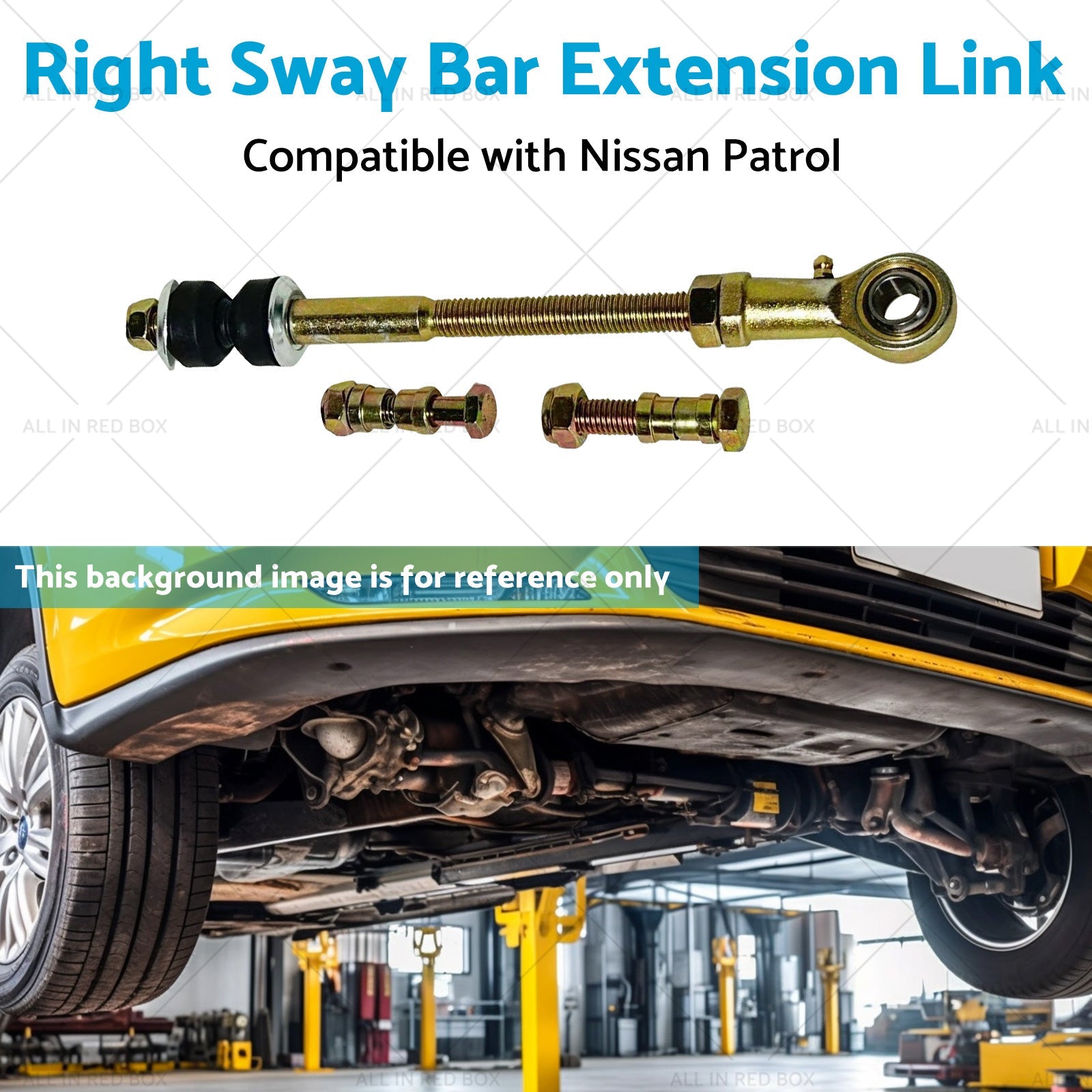 Rear Right Sway Bar Extension Link for 2 inch  - 8 inch  Suitable for Nissan Patrol GU GQ-4
