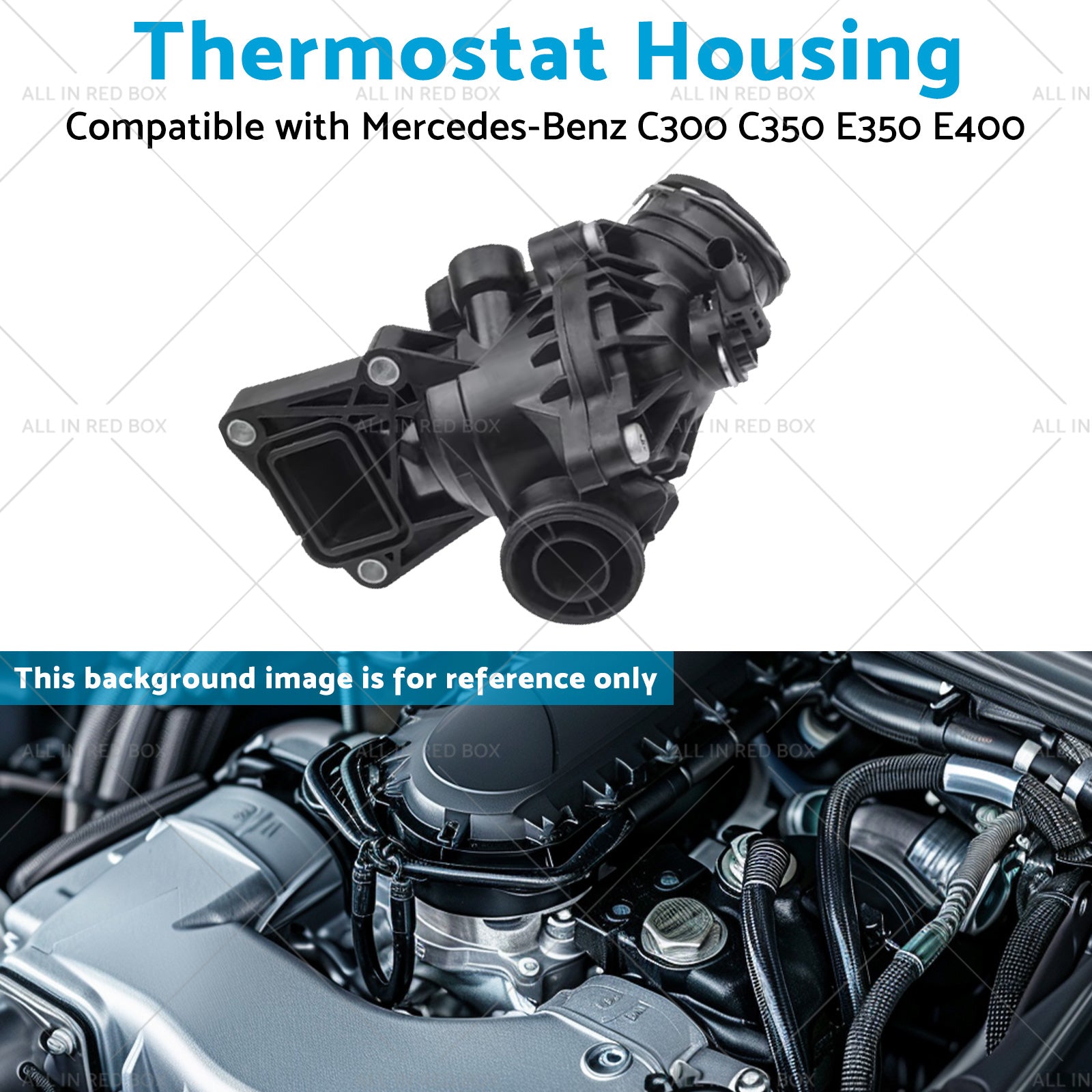 Thermostat Housing Suitable for Mercedes-Benz C300 C350 E350 E400 2762000515-4