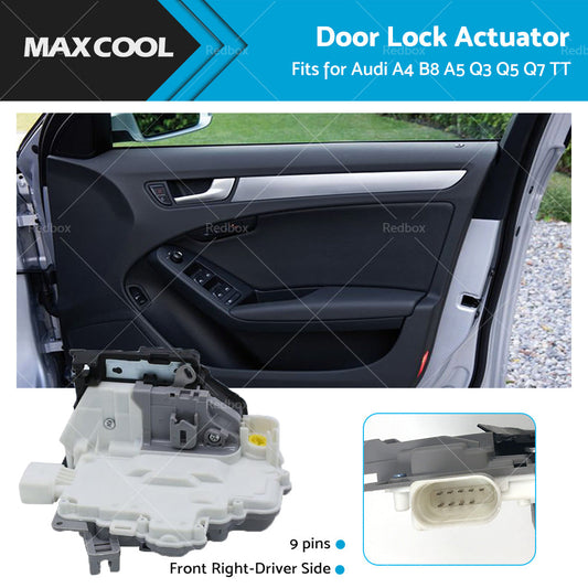 Front Right Door Lock Actuator 8J2837016A For Audi A4 A5 Q3 Q5 Q7 TT VW Touareg-0