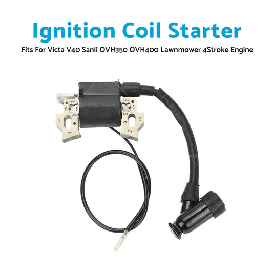 Ignition Coil Starter For Victa V40 Sanli OVH350 OVH400 Lawnmower 4Stroke Engine-1