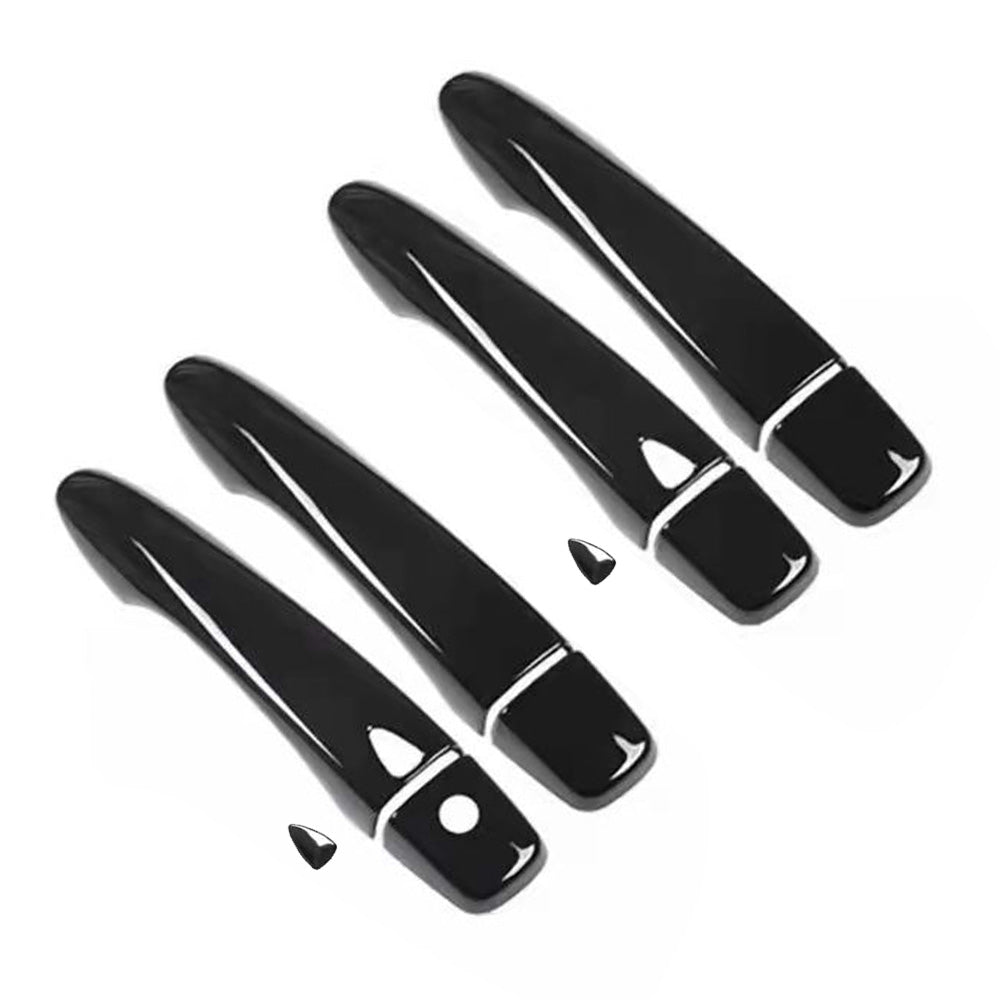 4x Black Door Handle Covers Suitable For Nissan Navara NP300 D23 2015-Onwards-1
