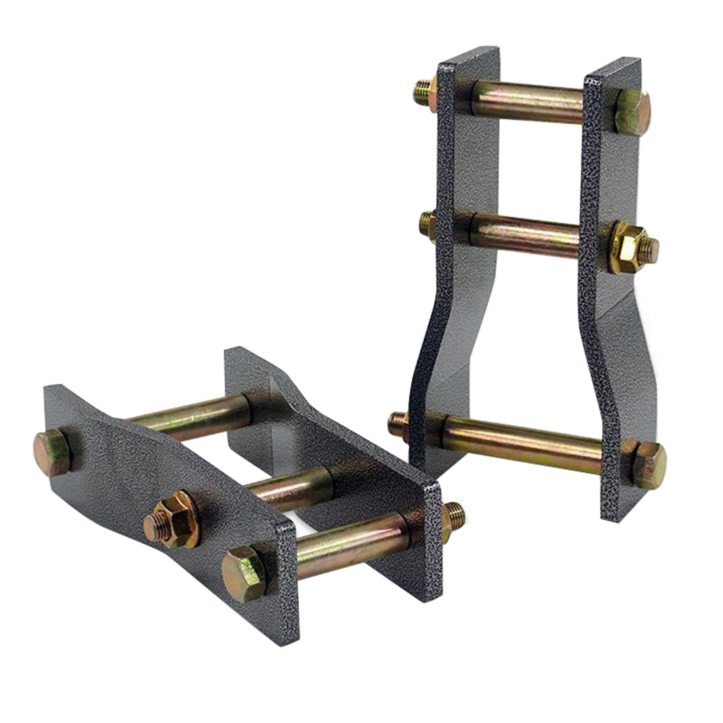 2x Rear Extended Greasable Shackles 2 inch  50mm Lift Suitable For Toyota Hilux KUN26-2