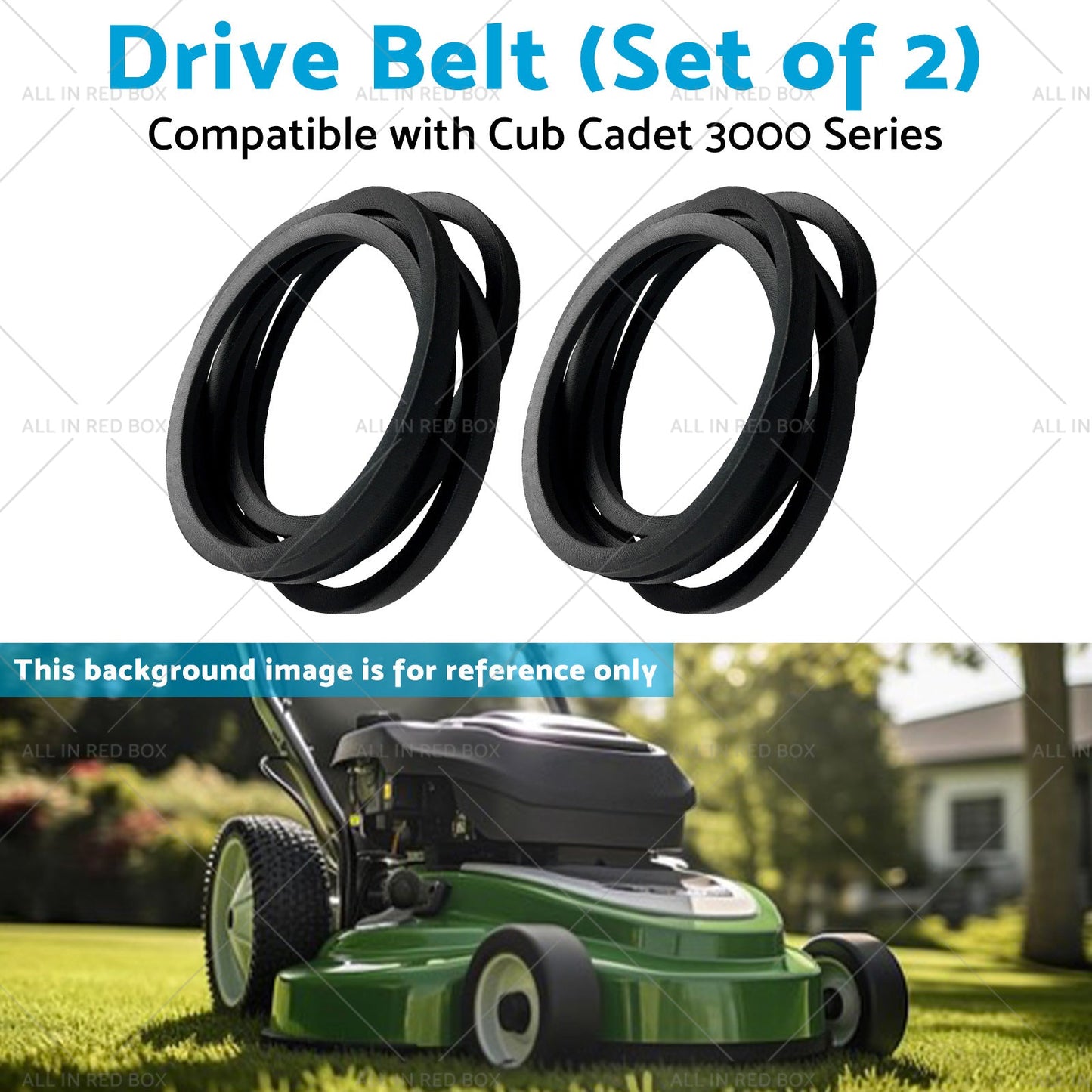 2x Belt Suitable for Cub Cadet 3000 series 7543084 7543084-A 754-3084 754-3084-A-3