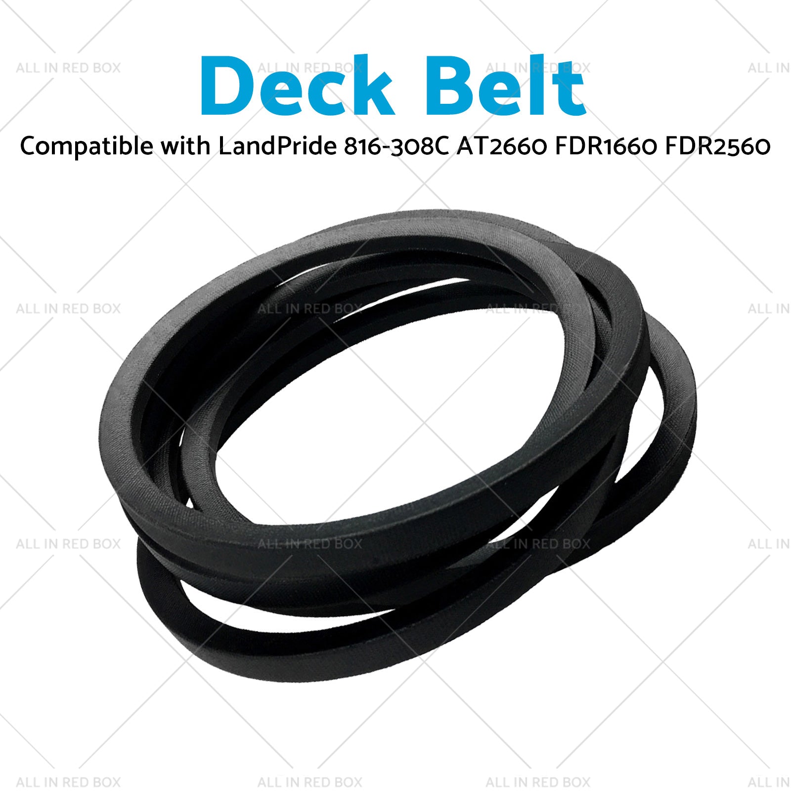Deck Belt Drive Belt Suitable for LandPride 816-308C FDR1660 FDR2560 AT2660-4